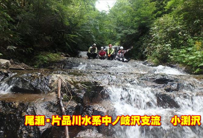 尾瀬・片品川水系中ノ岐沢支流　小渕沢