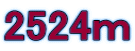 2524ｍ