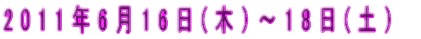 2011�N6��16��(�؁j�`18��(�y�j
